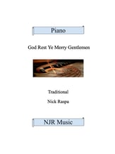 God Rest Ye Merry Gentlemen piano sheet music cover